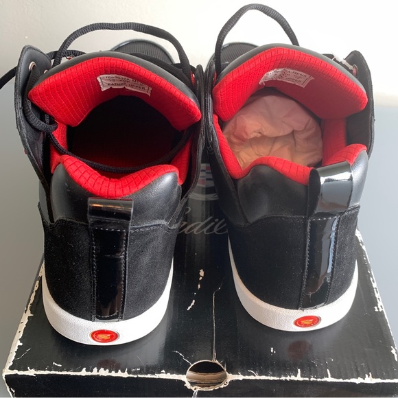 Cadillac mens rant black/red casual shoes size 13 - Picture 6 of 9